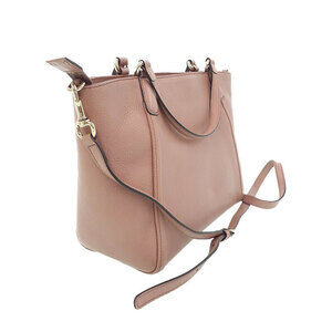 Gucci bag handle shoulder top tote leather 2way Soho grained bag